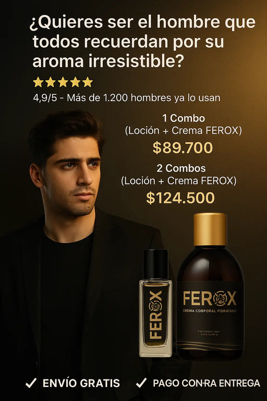 Combo Ferox - 2 - Loción + Crema corporal FEROX 😎