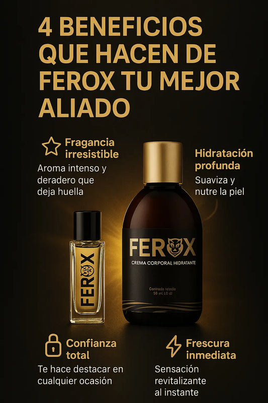 Combo Ferox 3 - Crema corporal + Locion FEROX 😎
