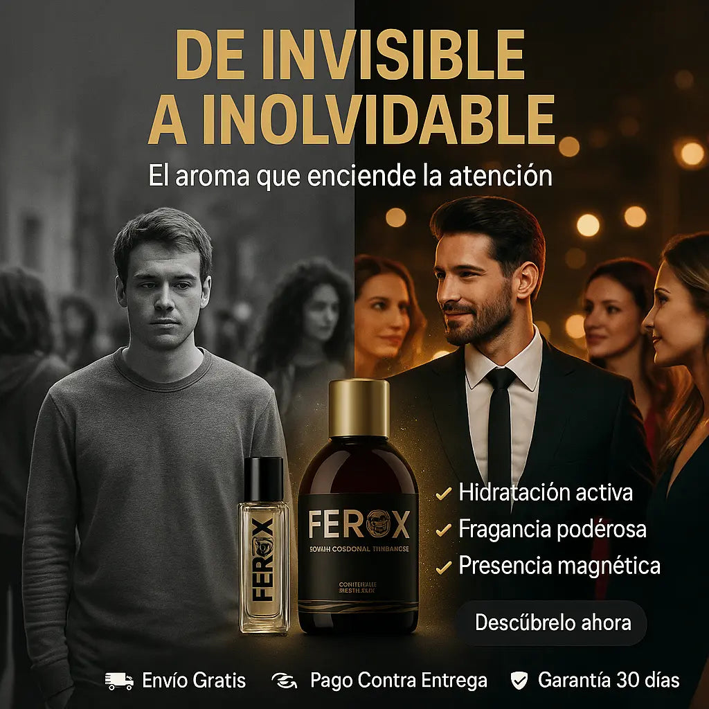 FEROX - CREMA + LOCIÓN AROMA A HOMBRE POR 24 HORAS FEROX 😎