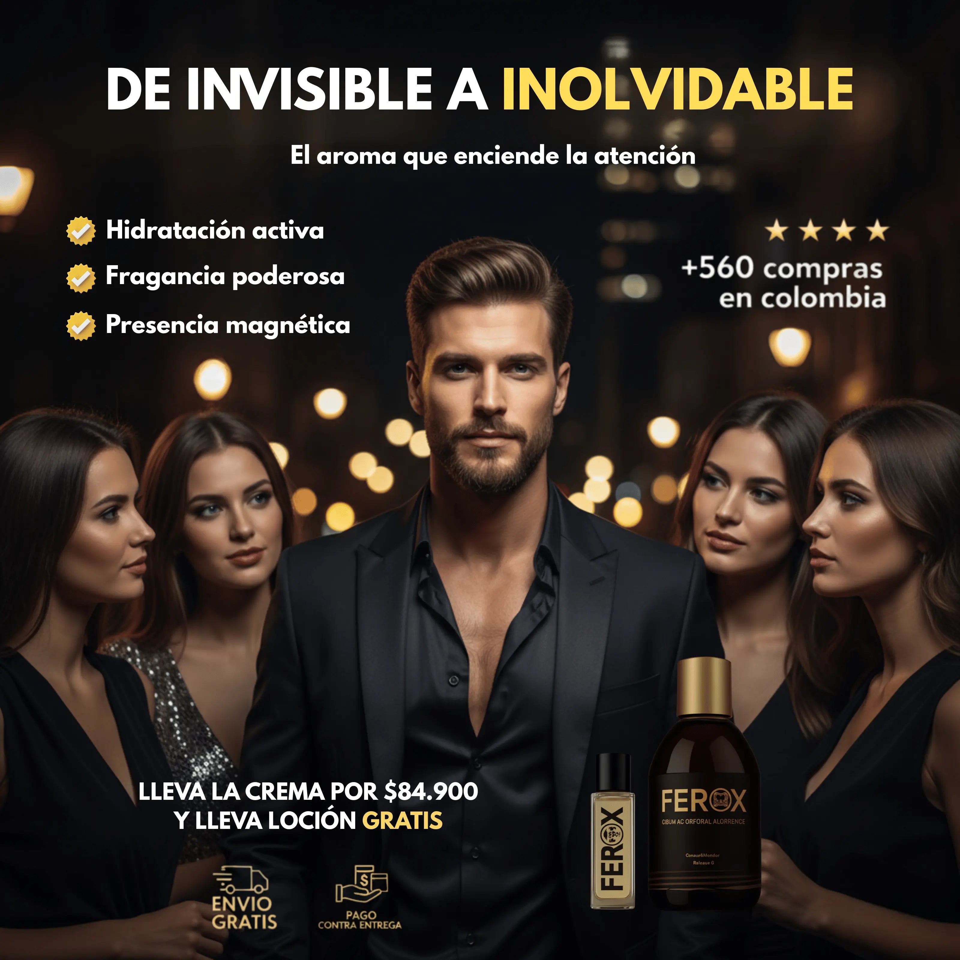 FEROX - CREMA + LOCIÓN AROMA A HOMBRE POR 24 HORAS FEROX 😎