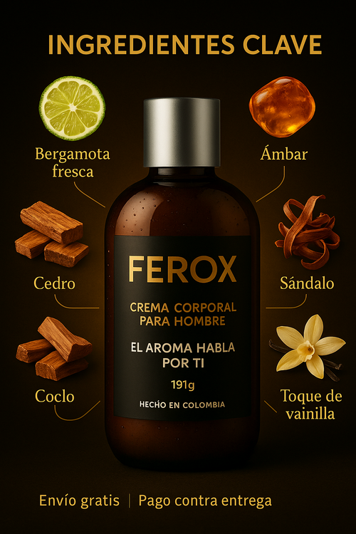 FEROX 3 - CREMA CORPORAL PARA HOMBRE